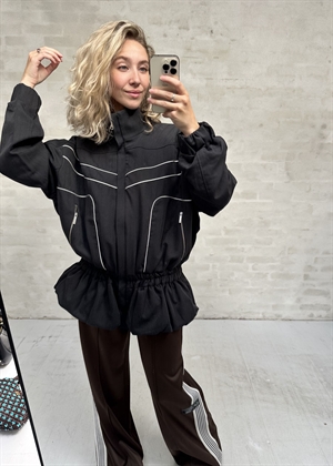 Alezia jakke Grey Herringbone Gestuz 